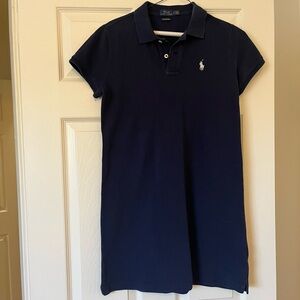 Polo Ralph Lauren size S cotton mesh polo dress, Newport navy